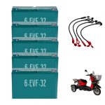 Akkupack passend für Rolektro Carrier 25 Akku Bleigel 12V 32Ah Ersatzakku für Chilwee 3HR 6-EVF-32