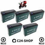 Akkupack passend für Rolektro Carrier 25 Akku Bleigel 12V 32Ah Ersatzakku für Chilwee 3HR 6-EVF-32