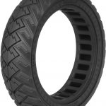 Vollgummireifen | 60/65-6.9 | Honeycomb Gummireifen 60/65-6,9 Ersatz für Tubeless Reifen Ninebot Max G2 G65 Elektroroller 10 Zoll Scooter Pannensicher Gummi Dicker Reifen