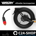Hinterrad komplett mit Motor Reifen mit Felge Rad | roter Motoranschluss | 500 Watt Gen 2 | Ersatzteile für E-Scooter VIRON XI-1200-S