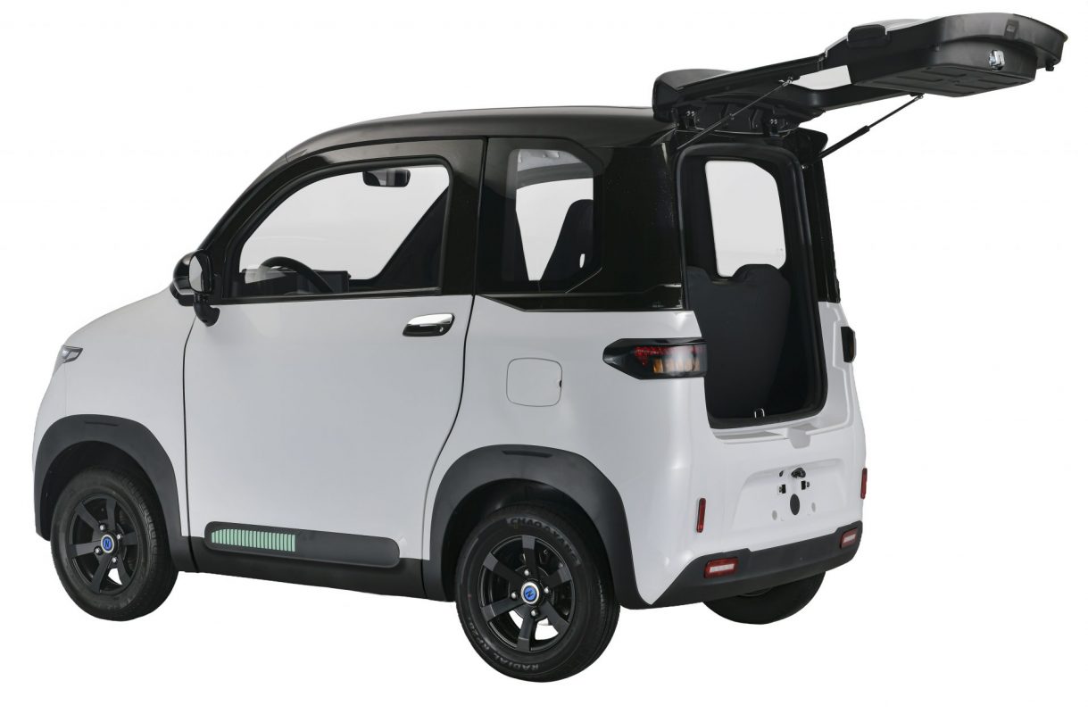 NELIO R4 TWIN VRLA | 45km/h Microcar Kabinenroller 4-Rad Elektroauto ...