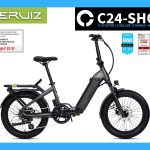 DERUIZ | PERIDOT 2025 | Dark Graphite (anthrazit/grau) | Klapprad E-Faltrad | E-BIKE | Heckmotor 2026