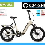 DERUIZ | PERIDOT 2025 | Mineral White (beige/sand) | Klapprad E-Faltrad | E-BIKE | Heckmotor 2026