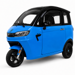 🟢 NELIO R3 BIG LFP 120 | 25km/h Kabinenroller 3-Rad Microcar Dreirad Elektroroller | 5760Wh Akku 72V 80Ah LiFePo4 Lithium | Führerscheinfrei möglich | Nelioblau