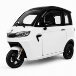 🟢 NELIO R3 BIG LFP 120 | 25km/h Kabinenroller 3-Rad Microcar Dreirad Elektroroller | 5760Wh Akku 72V 80Ah LiFePo4 Lithium | Führerscheinfrei möglich | Weiß