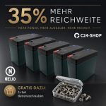 Akkupack 5er-Set Blei-Gel Akku Batterie Bleigel | 60V 20Ah jetzt 27Ah = 35% mehr Leistung | passend für Rolektro, Econelo, Shoprider, Vita Care (Seniorenmobile, Elektroroller, Scooter) als Ersatz für 6-DZF-20 12V 20Ah 6-DZM-20