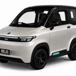 NELIO R4 TWIN LFP 200 AC | 45km/h Microcar Kabinenroller 4-Rad Elektroauto SIDE BY SIDE | LiFePo4-Lithiumbatterie Reichweite bis zu 200km mit Klimaanlage | Silber