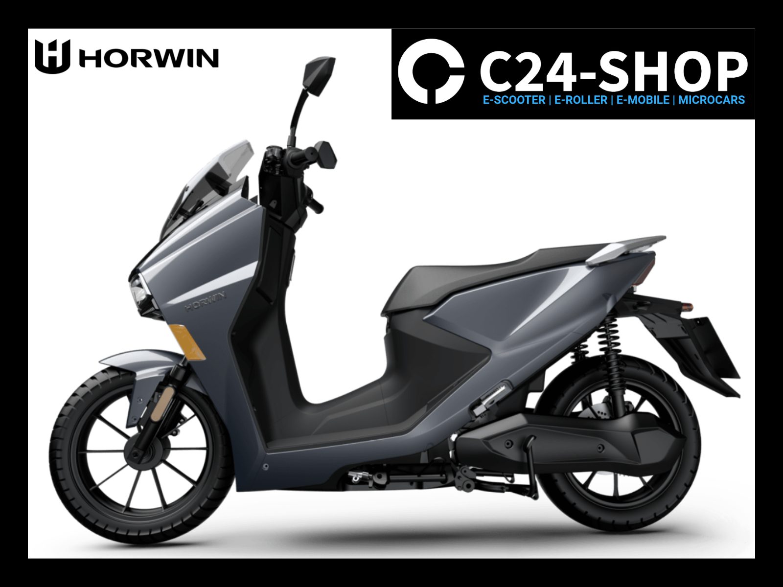 HORWIN SK3 CR 01 HORWIN SK3 COMFORT RANGE 72V 36Ah 90km/h | Blue Metallic Blau Grau | 125er Elektroroller E-Roller 100km/h mit Straßenzulassung Enduro Cityroller Elektromotorrad E-Motorrad + Plus – Bild 1