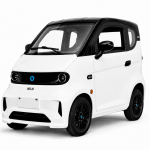 NELIO R4 COMPACT LFP 100 | 45km/h Microcar Kabinenroller 4-Rad Elektroauto Mopedauto für 2 Personen | LiFePo4-Lithiumbatterie Reichweite bis zu 100km | Weiß
