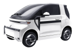 LINKTOUR ALUMI PRO MOON WHITE EDITION L6e LFP 120 AC | 45km/h Microcar Kabinenroller 4-Rad Elektroauto SIDE BY SIDE Mopedauto mit Klimaanlage | LiFePo4-Lithiumbatterie Reichweite bis zu 120km mit Heckklappe