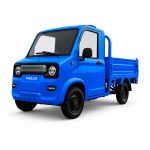 🔵 NELIO CARGO PICKUP LFP 120 | Elektrofahrzeug 45km/h Cargomobil Elektro-LKW Microcar Elektromobil Kipper | LiFePo4 Lithium LFP Batterie | Blau